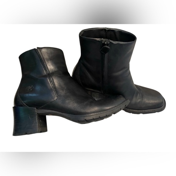 Timberland Black Leather ALYSE smart comfort system boots - Picture 4 of 7